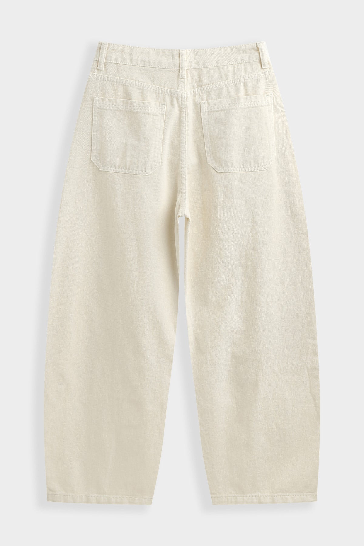 High-Waist Barrel-Jeans Siena in Ecru