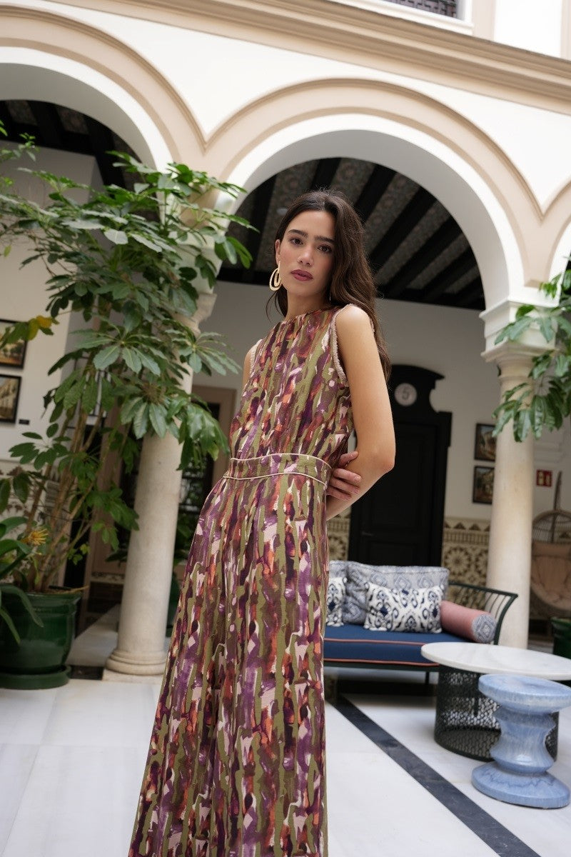 Mono Selva – Eleganter Jumpsuit mit Print