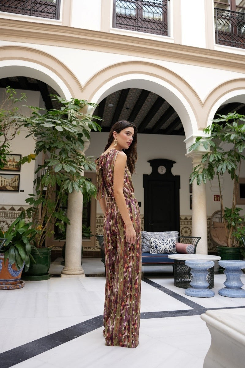 Mono Selva – Eleganter Jumpsuit mit Print