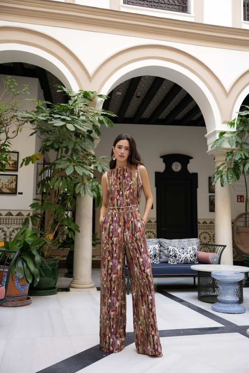 Mono Selva – Eleganter Jumpsuit mit Print