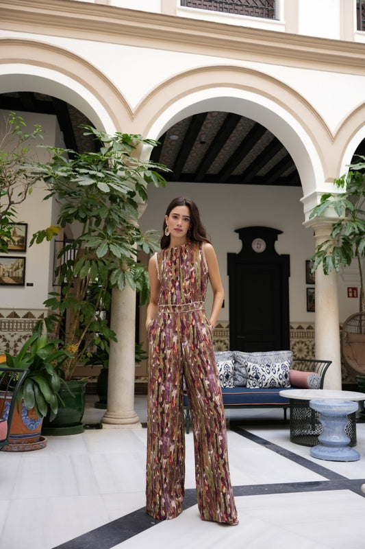 Mono Selva – Eleganter Jumpsuit mit Print